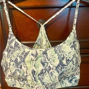Ideology sports bra - snake/reptile design